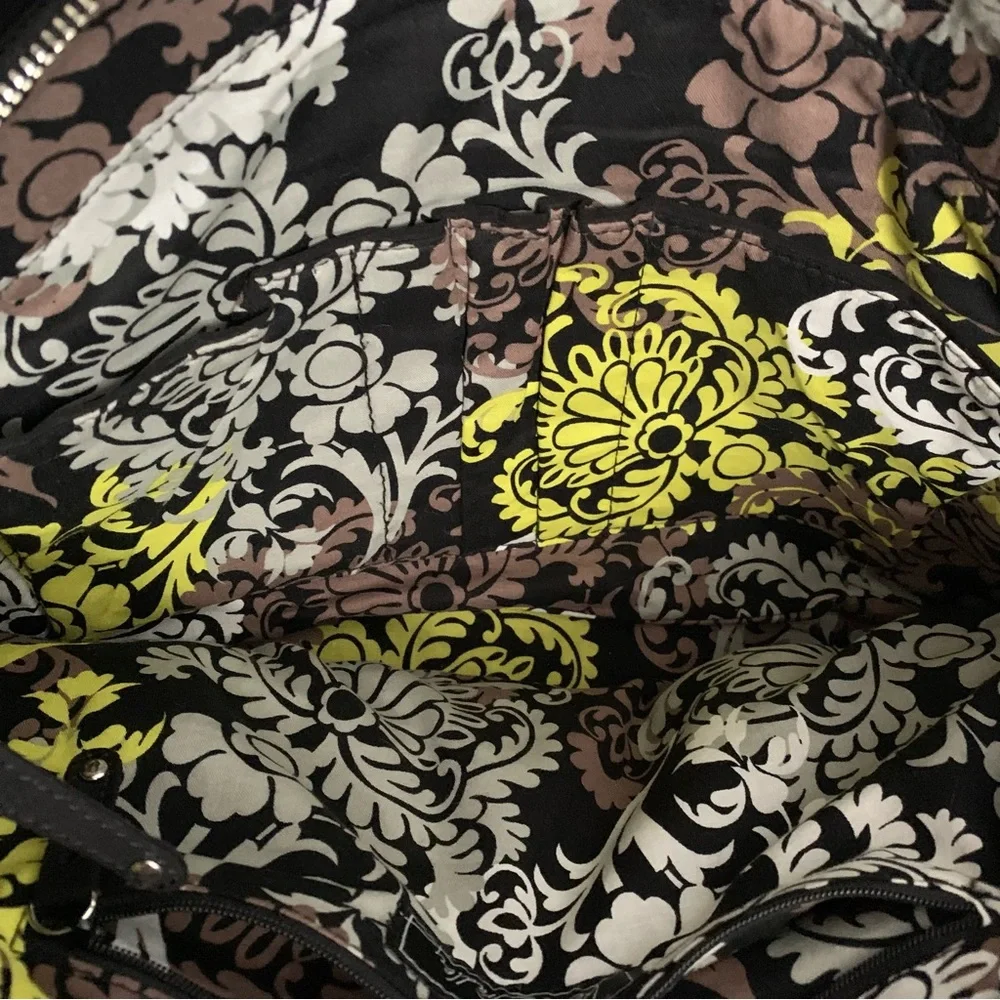 Vera Bradley Black Quilted Travel Tote